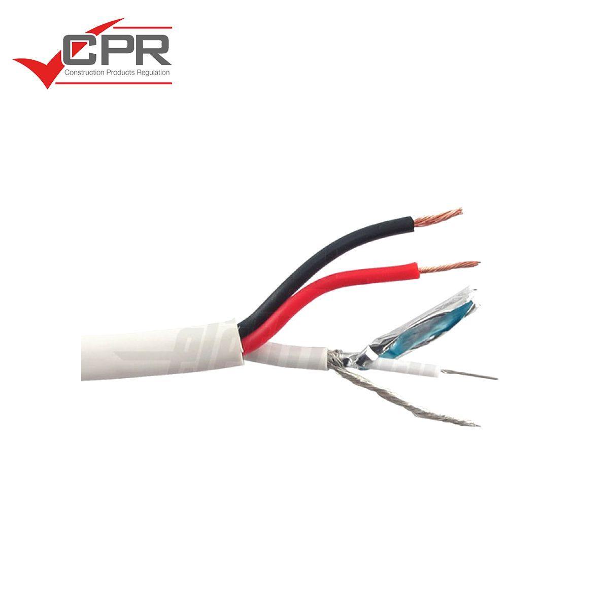 Cavo minicoassiale 100mt rigido 75 ohm + 2 poli alimentazione 2x0,50 per videosorveglianza - Oniroview