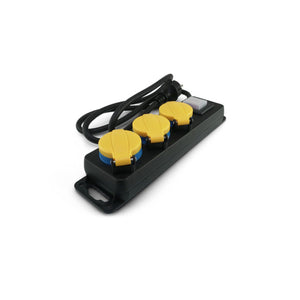 Ciabatta da Esterno Multipresa 3 Posti IP44 Impermeabile Spina Schuko 1.5mt