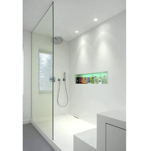 Faretti Doccia 6W IP65 Luce 3000K Incasso Cartongesso Bianco