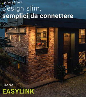 Faro led slim Easylink installazione senza scatola stagna