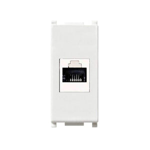 Presa RJ45 Vimar Plana Cat.6A Compatibile 14337.6 Bianco