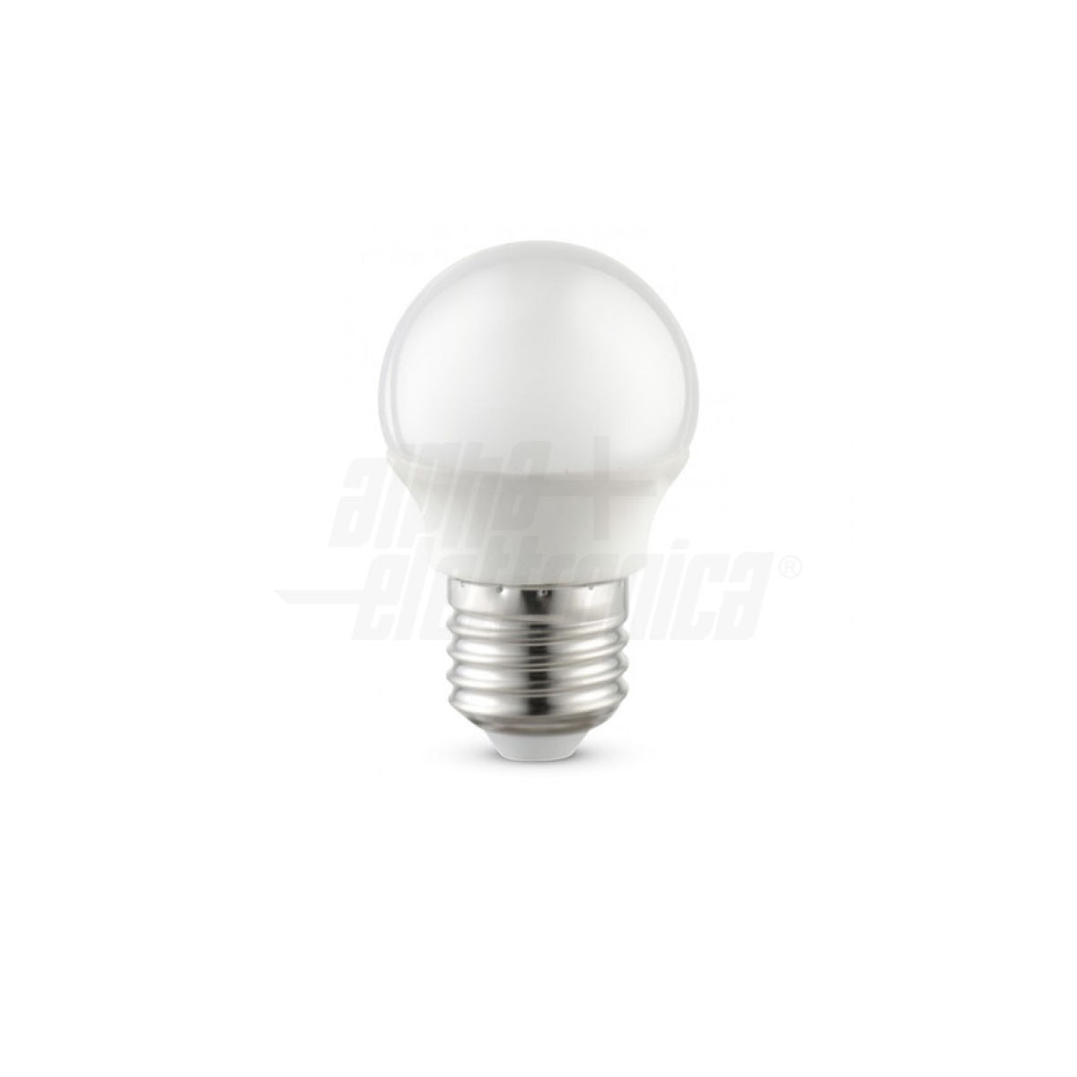 Lampadina led E27 luce calda 6W forma sfera 3000K