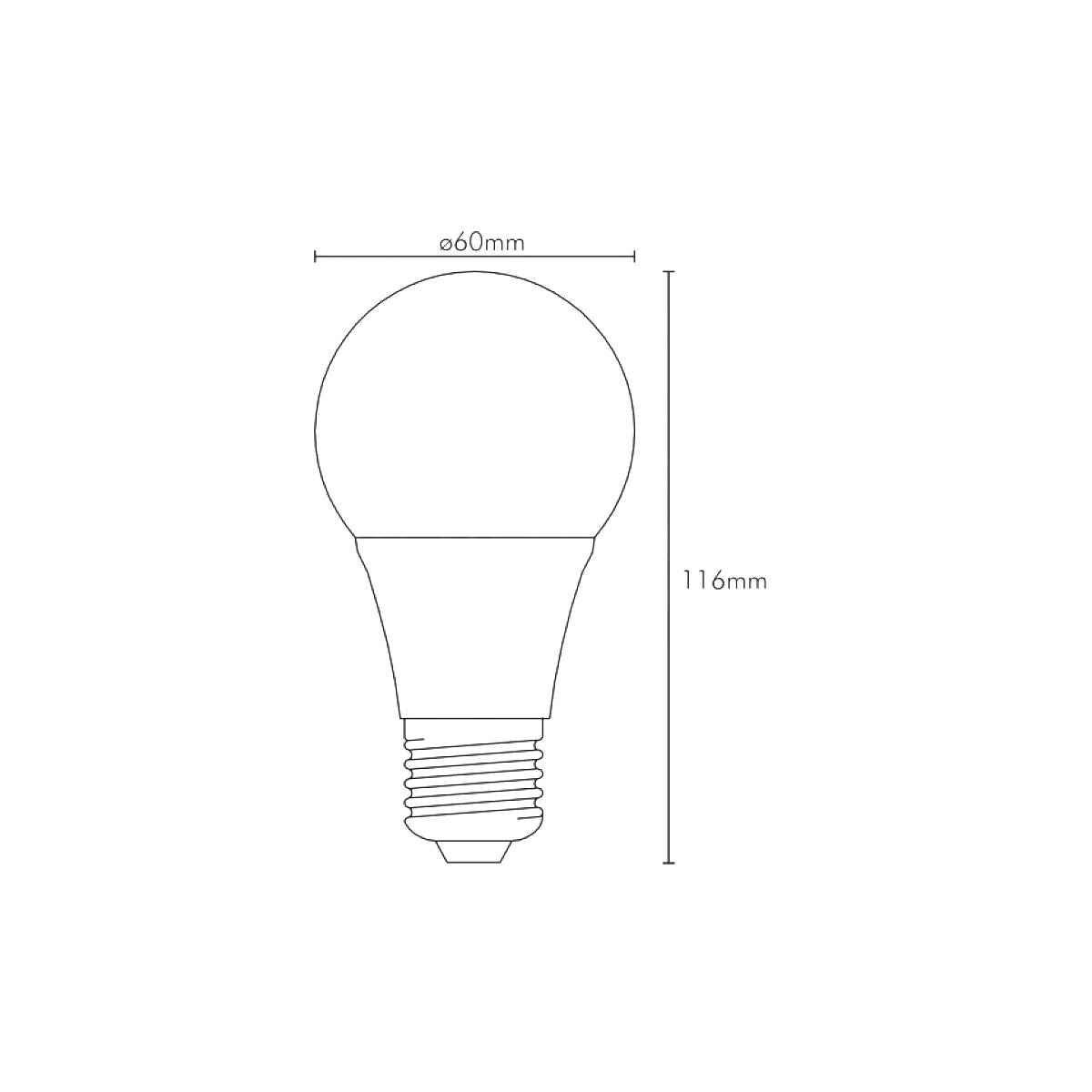 Lampadine Smart Alexa E27 RGBW Wi-Fi 9W 800 Lumen Bianco Regolabile