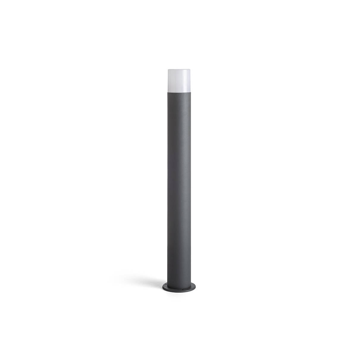 Lampione da Giadino Led Diffusore Satinato E27 IP44 Altezza 80cm