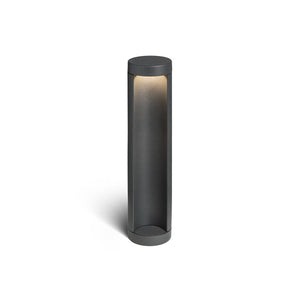 Paletto Giardino Led Integrato 7W Luca Calda IP54 Antracite, Altezza 45cm