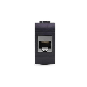 Presa RJ45 Bticino Living FTP Compatibile Frutto Schermato Cat.6A Colore Nero