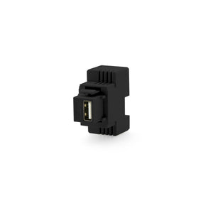Presa USB Vimar Eikon Compatibile da Muro 5V 3A 15W Tipo A 20292.AC Nero