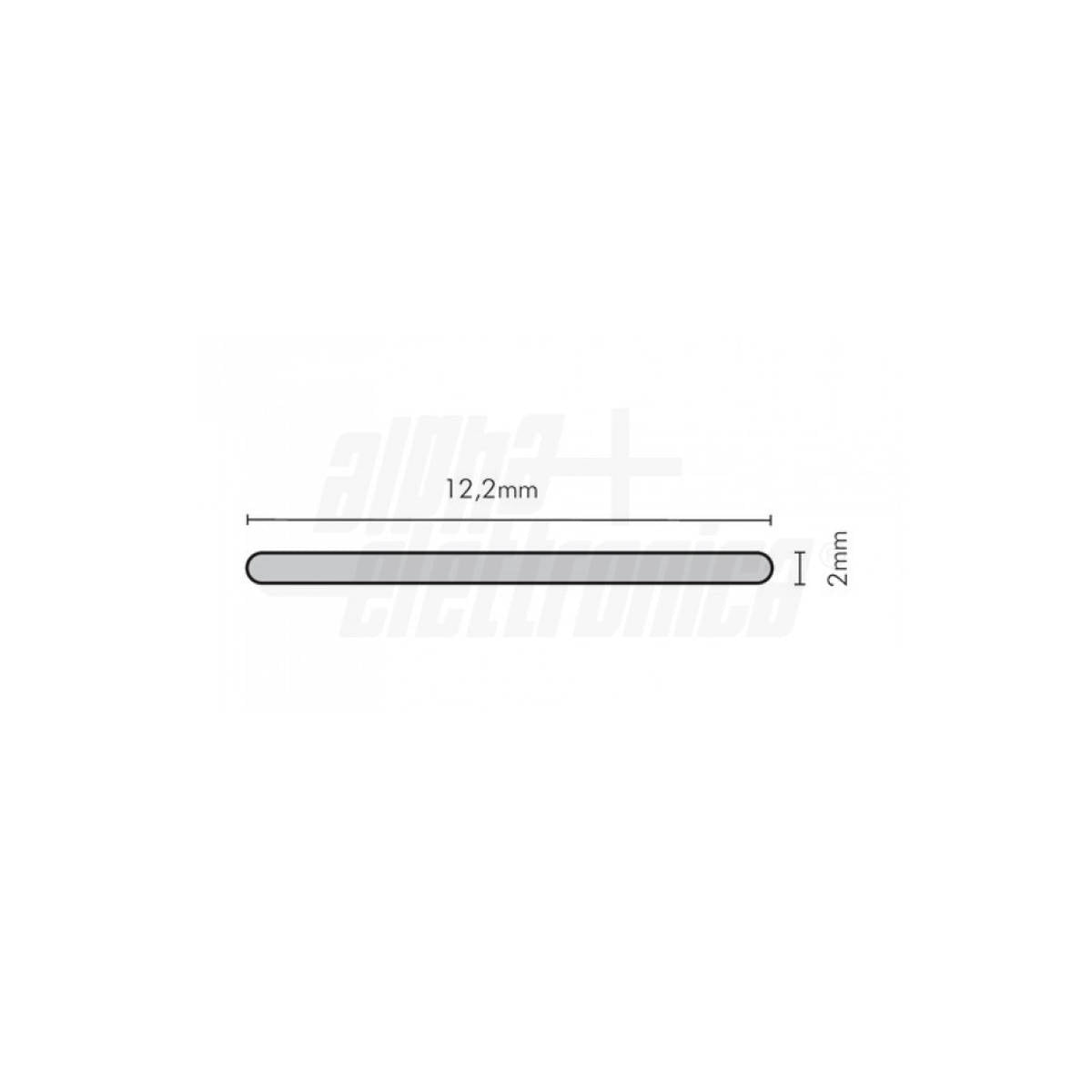Profilo Alluminio Flessibile per Strip Led 2mt Curvabile Pieghevole Argento Senza Copertura