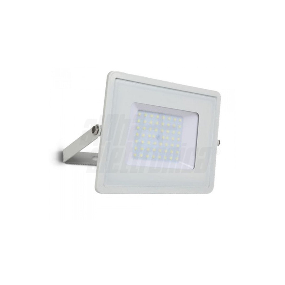 Proiettore led 50W luce naturale da parete IP65 ultra slim 4320 lumen bianco