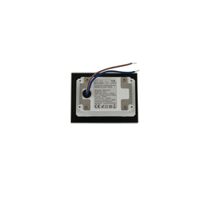 Segnapasso Led 503 Esterno 4W Faretto Asimmetrico Frontale Vetro 3000K IP65 230V