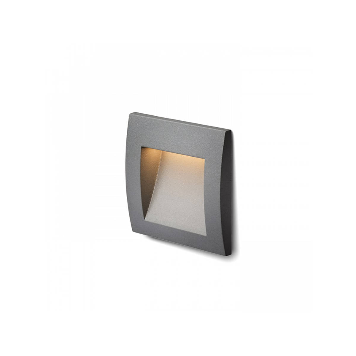 Segnapasso Led Esterno Faretto 1.5W 3000K GORDIQ S Asimmetrico IP65 Incasso