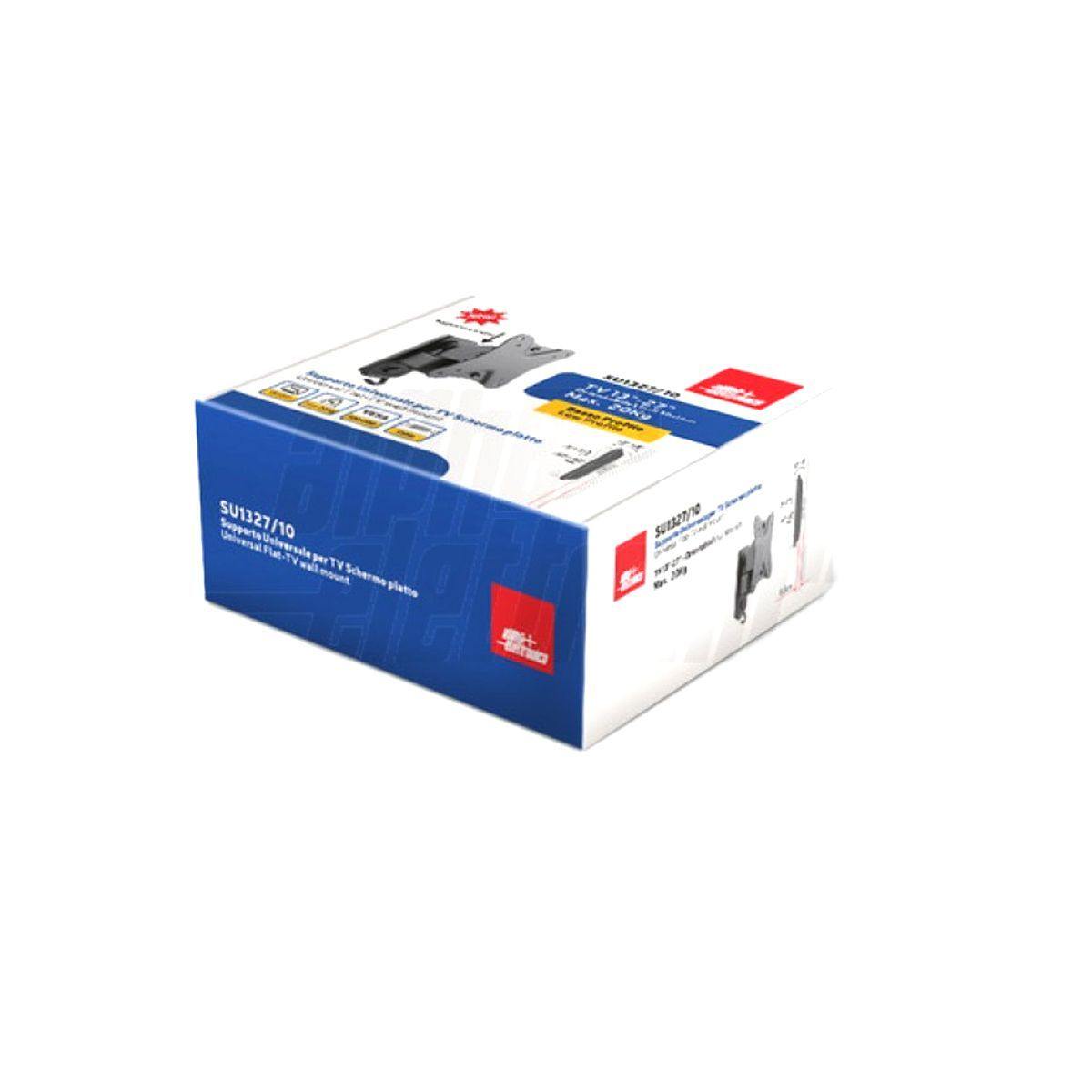 Supporto tv da muro orientabile 13 - 27 pollici acciaio vesa 100 portata 20kg easyclick - Oniroview