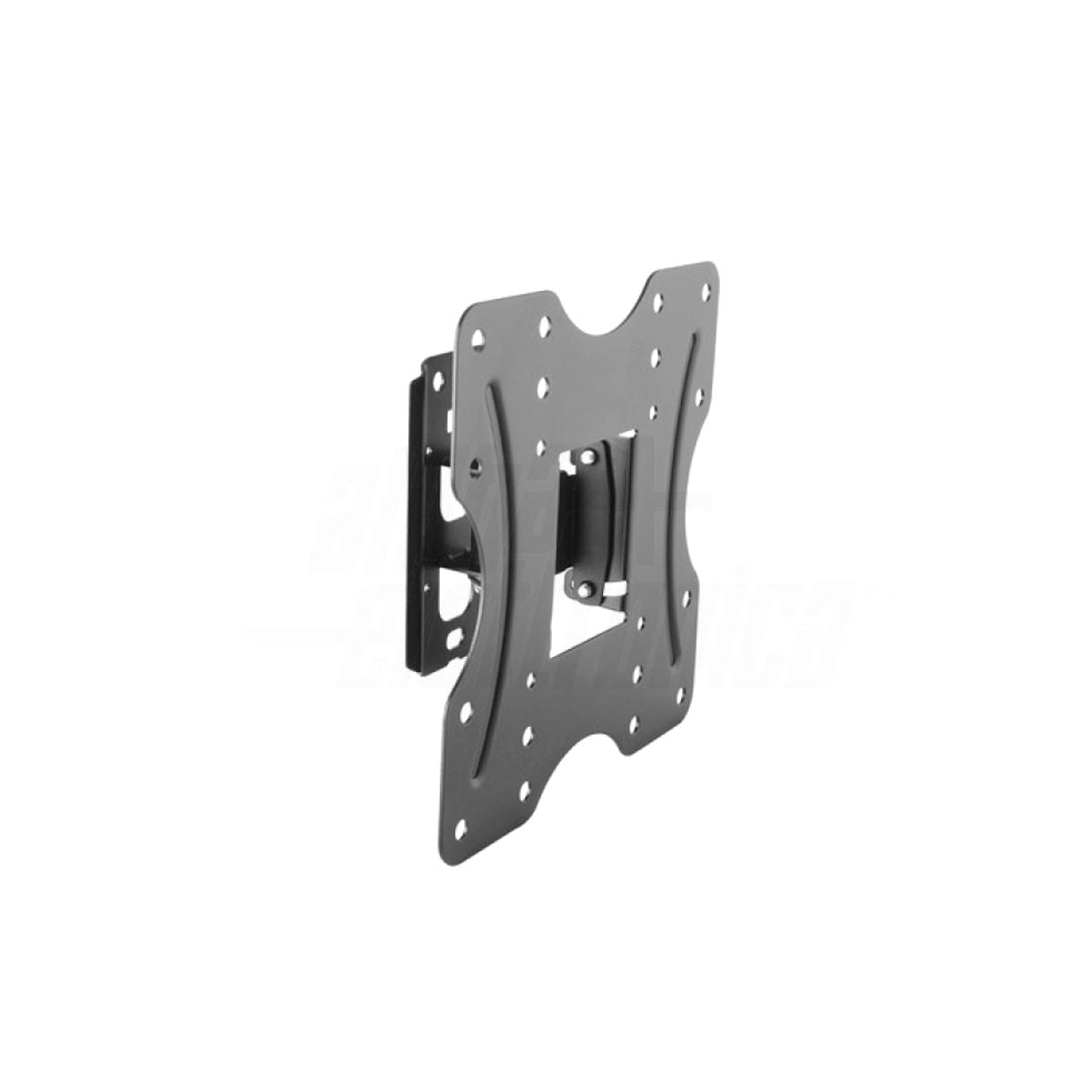 Supporto tv da muro orientabile 23 - 42 pollici acciaio vesa 200 portata 30kg