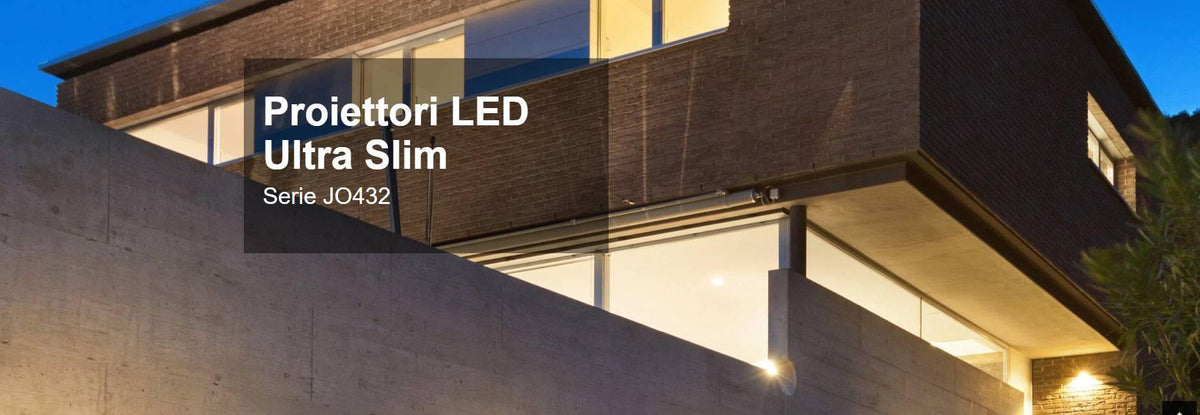 Proiettori LED Ultra Slim - Compatti ma resistenti. I faretti JO432 sono ultra-sottili (spessore massimo 34mm). - Oniroview