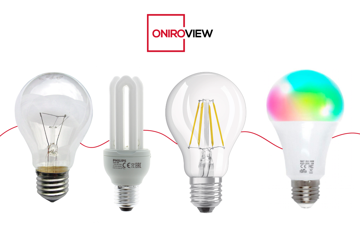 L'evoluzione della lampadina, come è cambiata l'illuminazione - Oniroview