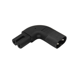 Adattatore di Alimentazione Angolare IEC320 Presa C7 Maschio C8