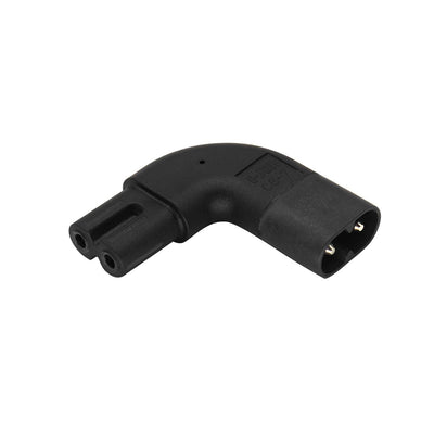 Adattatore di Alimentazione Angolare IEC320 Presa C7 Maschio C8