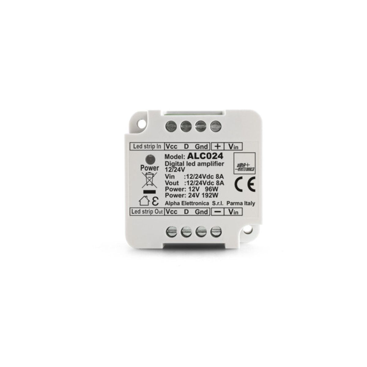 Amplificatore per controller strip led digitali effetto running 12/24V