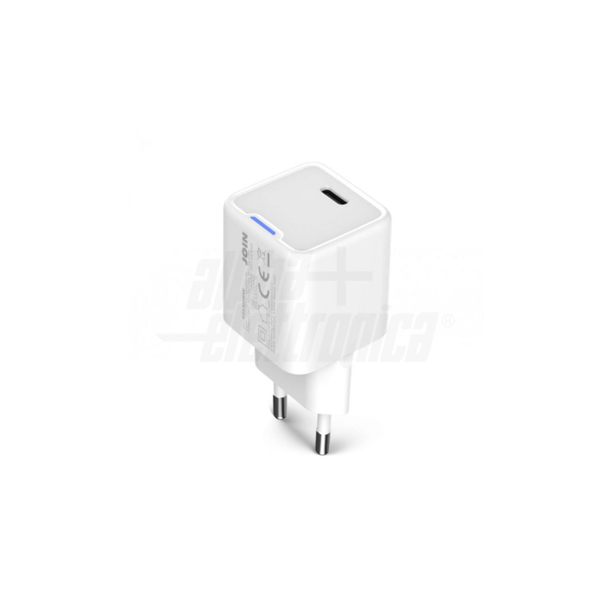 Caricatore USB GaN 30W  1 Porta USB C Bianco