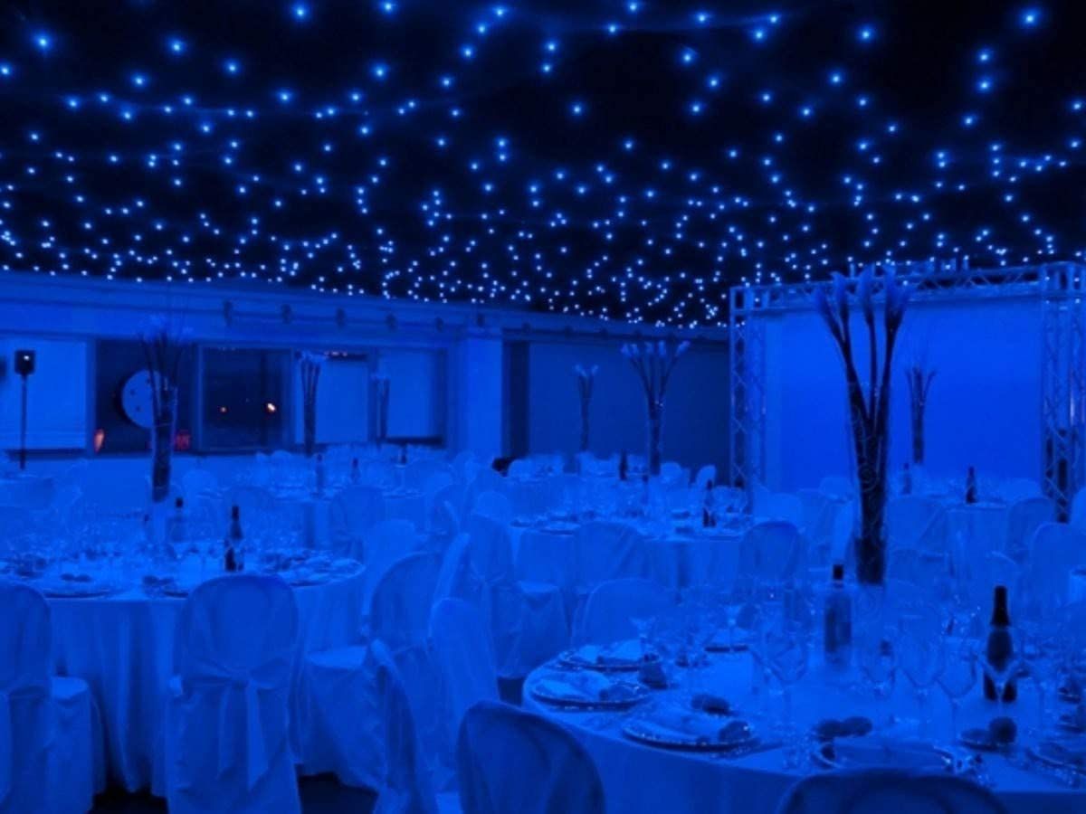 Cielo Stellato Led Kit 100pz Spot da Cartongesso Fredda + Blu (Faretto Trasparente)