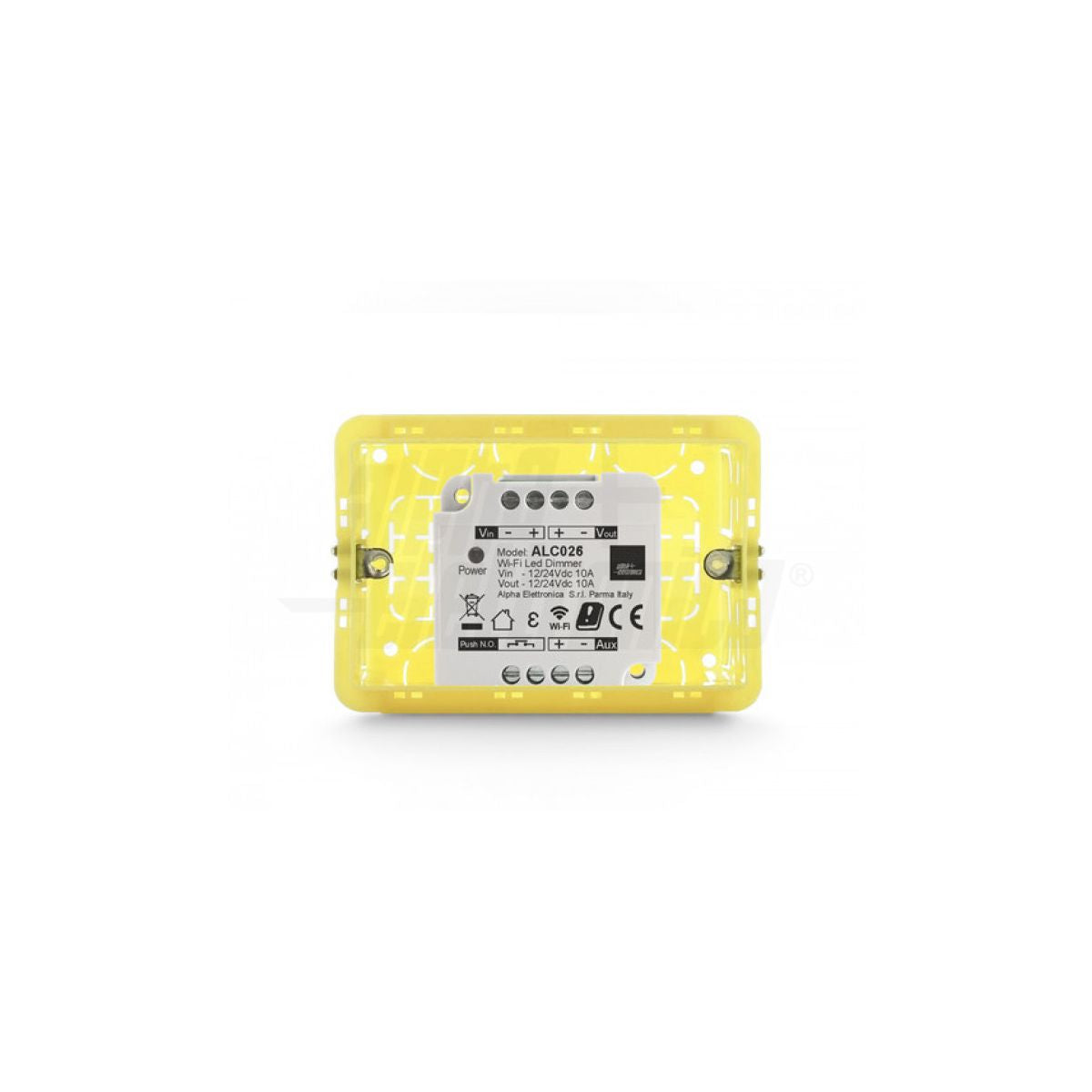 Dimmer led WiFi morsetti e ingresso per pulsante fisico