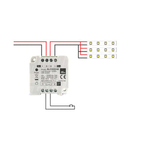Dimmer led tripla tensione morsetti PP per pulsante generico