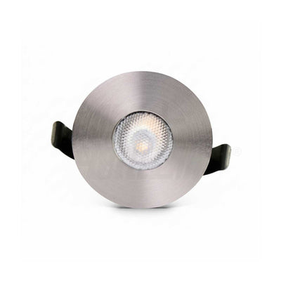Faretto a Led Incasso 3W Alluminio Satinato Luca Calda