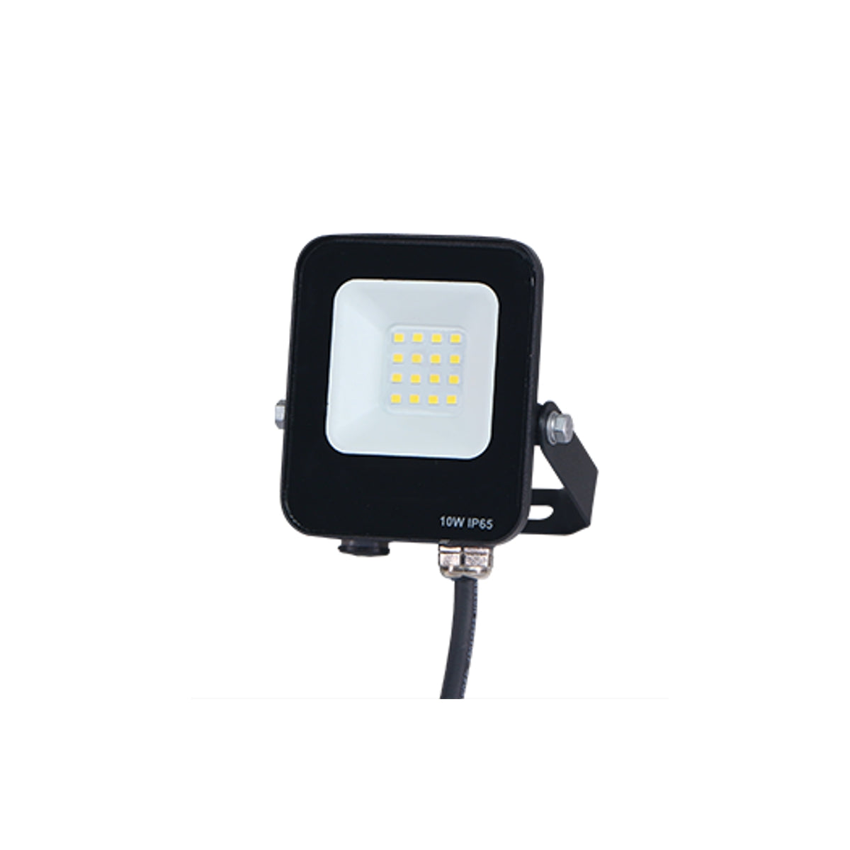 Faro led esterni 10W nero con staffa orientabile