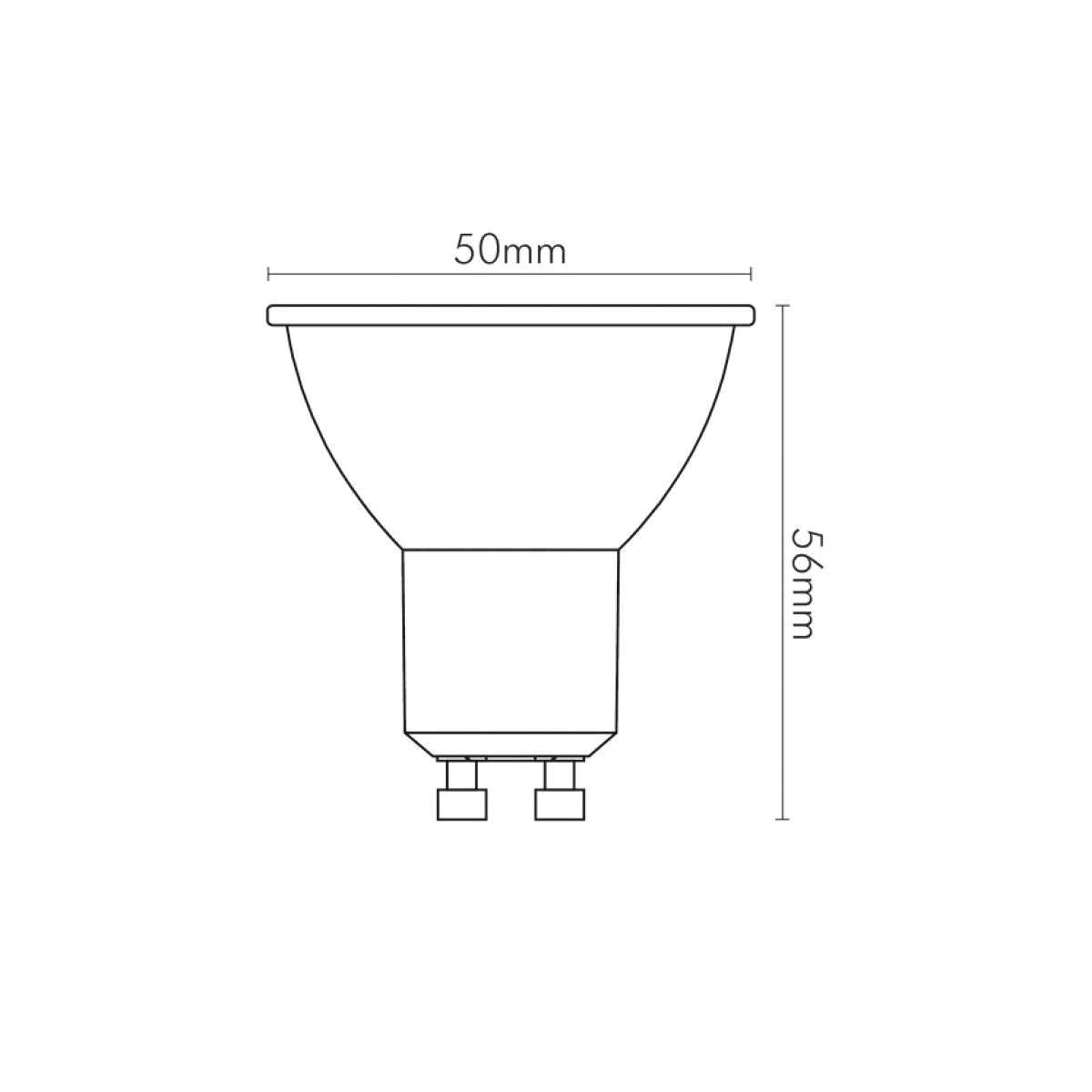 Lampadine Led GU10 8W 1000 Lumen 38° 3000K