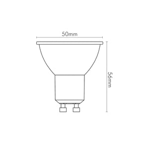 Lampadine Led GU10 8W 1000 Lumen 38° 3000K