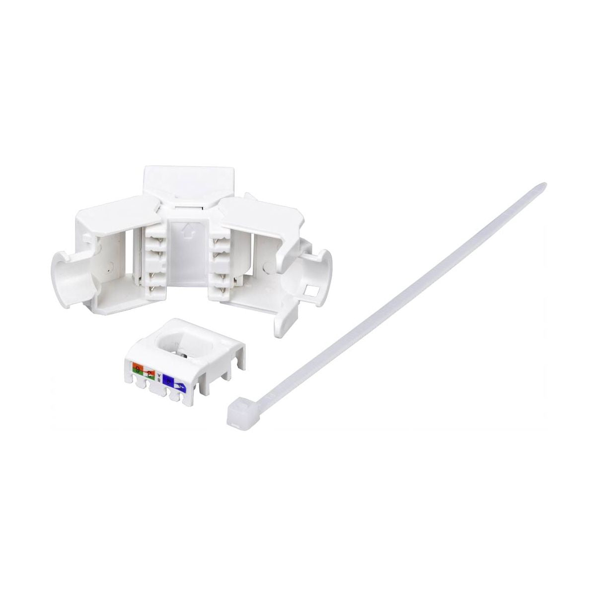 Keystone RJ45 Cat.6 Frutto UTP Crimpaggio Senza Attrezzi Colore Bianco