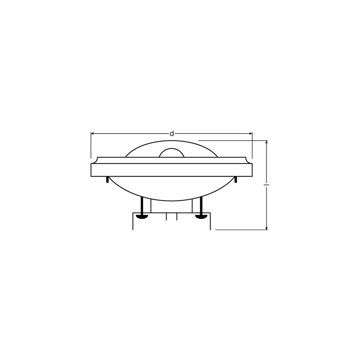 Lampada AR111 12V 100W Alogena 40° Osram 41850WFL