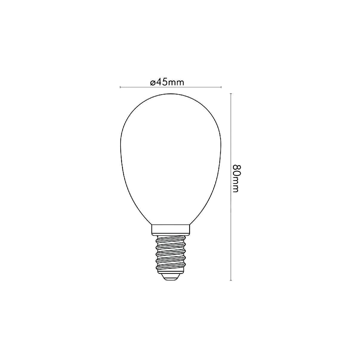 Kit Lampadine per Martinelli Pipistrello Luce E14 4.5W 2700K