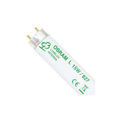 Lampada neon OSRAM T8 15W lunghezza 45cm luce calda 2700K
