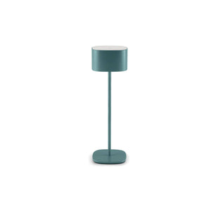 Lampada Ricaricabile da Tavolo USB Led 2W Luce Calda IP44 Verde Petrolio