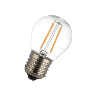 Lampadina Filamento Led Sfera Grande E27 2.5W Trasparente Luce Calda 2700K