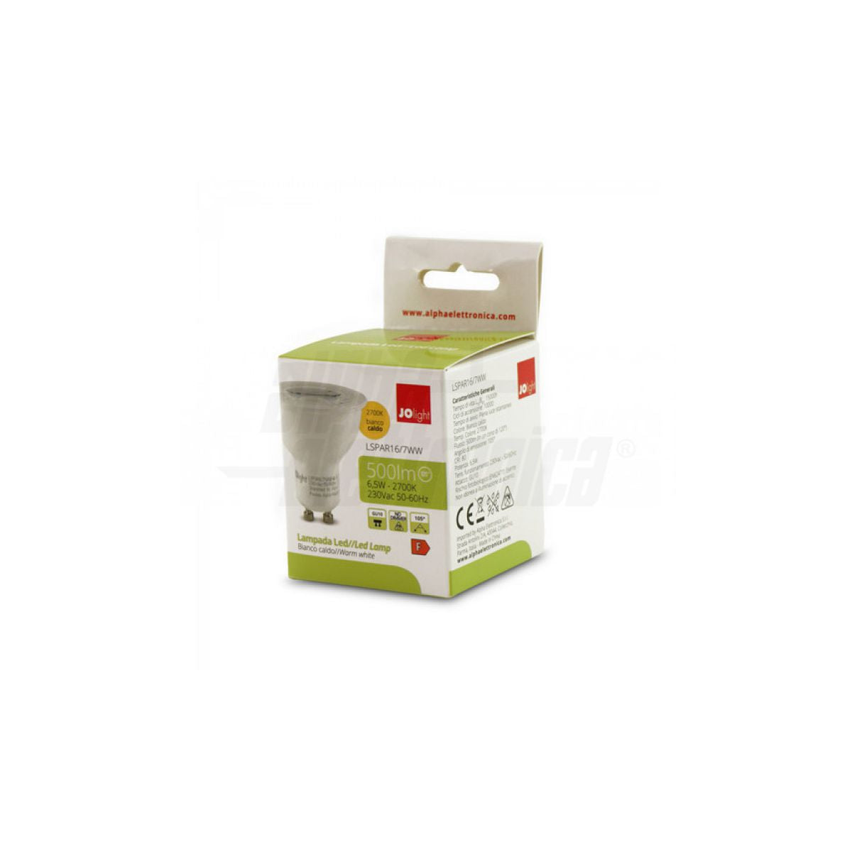 GU10 Led 9W Lampadina Faretto Fascio 45° 810 Lumen Calda 3000K