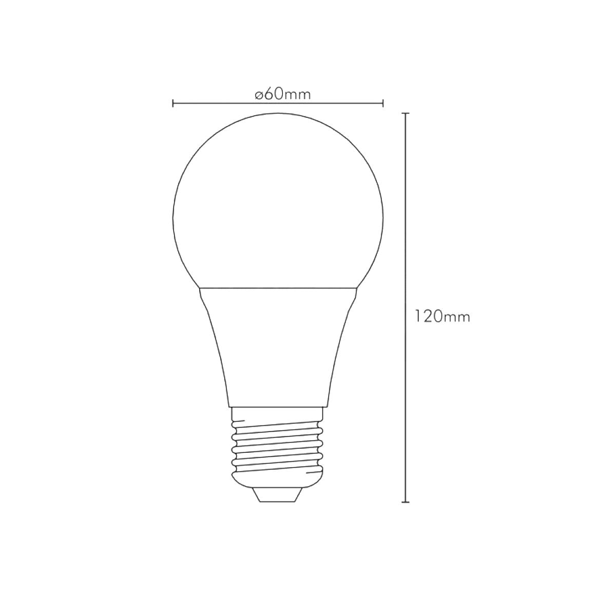 Lampadine Smart Alexa Wifi E27 10W 1055 Lumen Luce Calda, Kit 10 Pezzi
