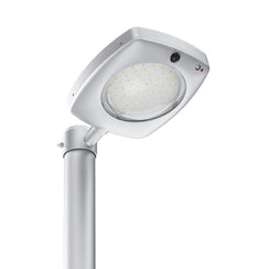Lampione solare stradale LED 3000 lumen sensore crepuscolare e PIR 4000K