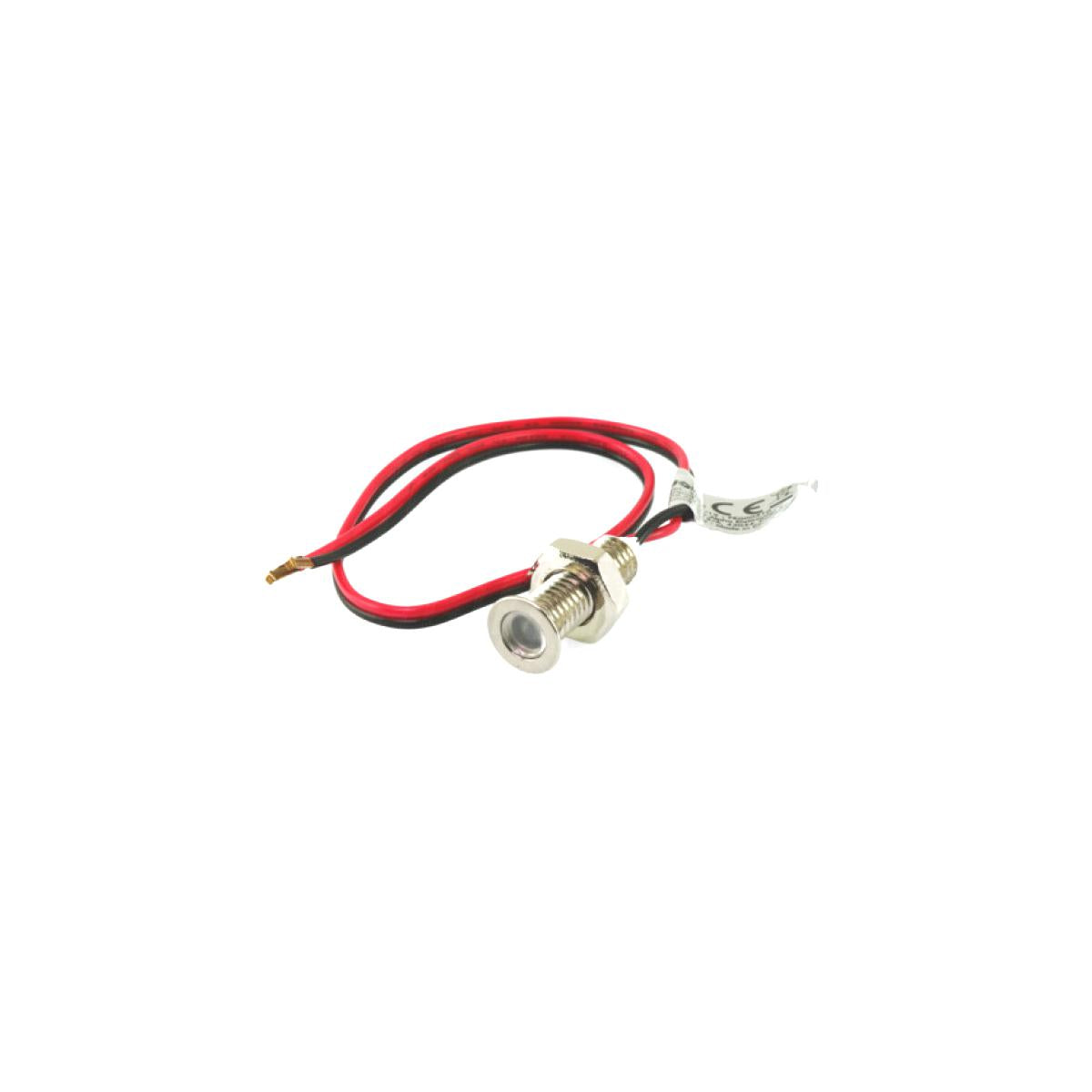 Mini Spot Led Incasso 12V 0.2W Luce Calda Dimmerabile Silver