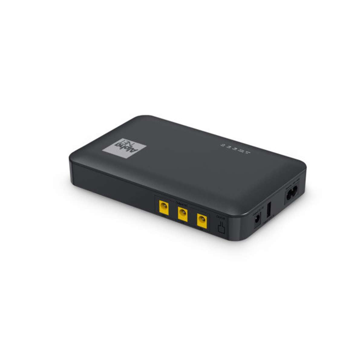 Mini UPS 12V per Modem Router 30W 5/9/12V 2,5A USB 5V Batteria 16000mAh