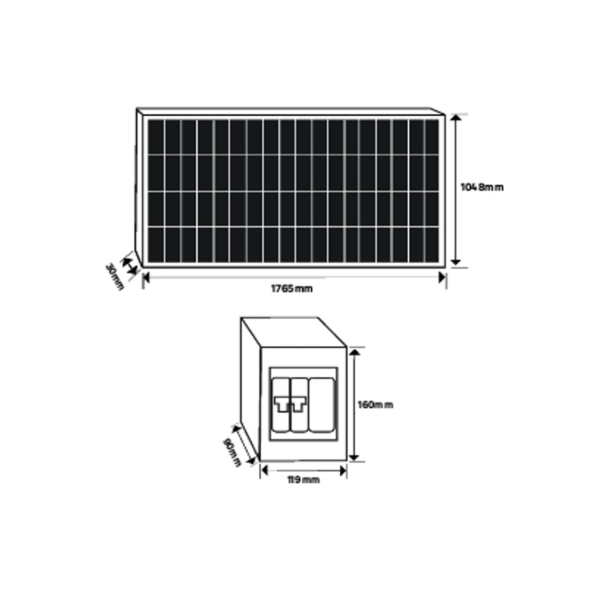 Pannello Solare per Balcone 300W con Inverter Wi-FI PLUG&PLAY