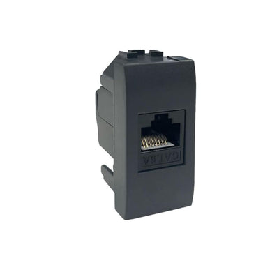 Presa RJ45 Bticino Living Light Compatibile Cat.6A Nera