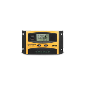 Regolatore di Carica Fotovoltaico PWM 12 24Vdc 20A con 2 porte USB per Pannelli Solari
