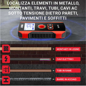 Rilevatore Tubi e Cavi Metallo Digitale