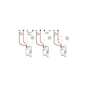 schema elettrico sensore pir 