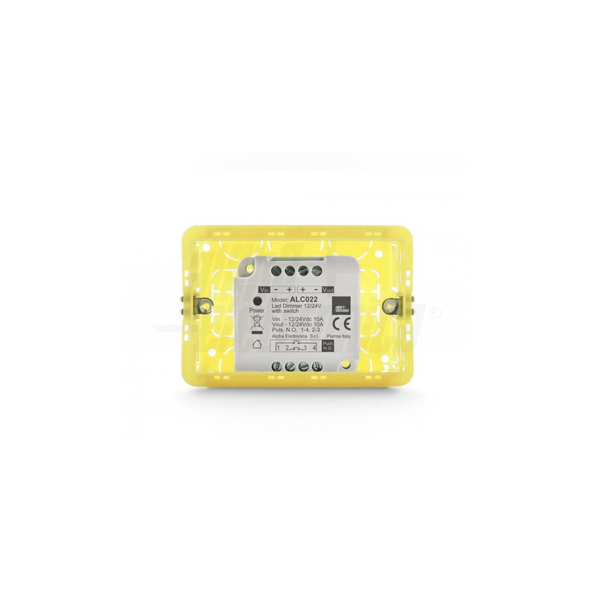 Slave dimmer per strisce led monocolore 12/24V 10A con ingresso 1-10V