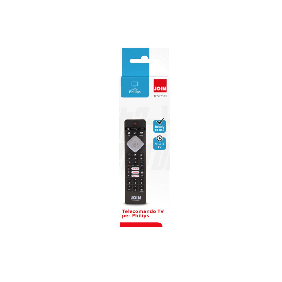 Telecomando TV Philips dedicato Netflix YouTube Rakuten