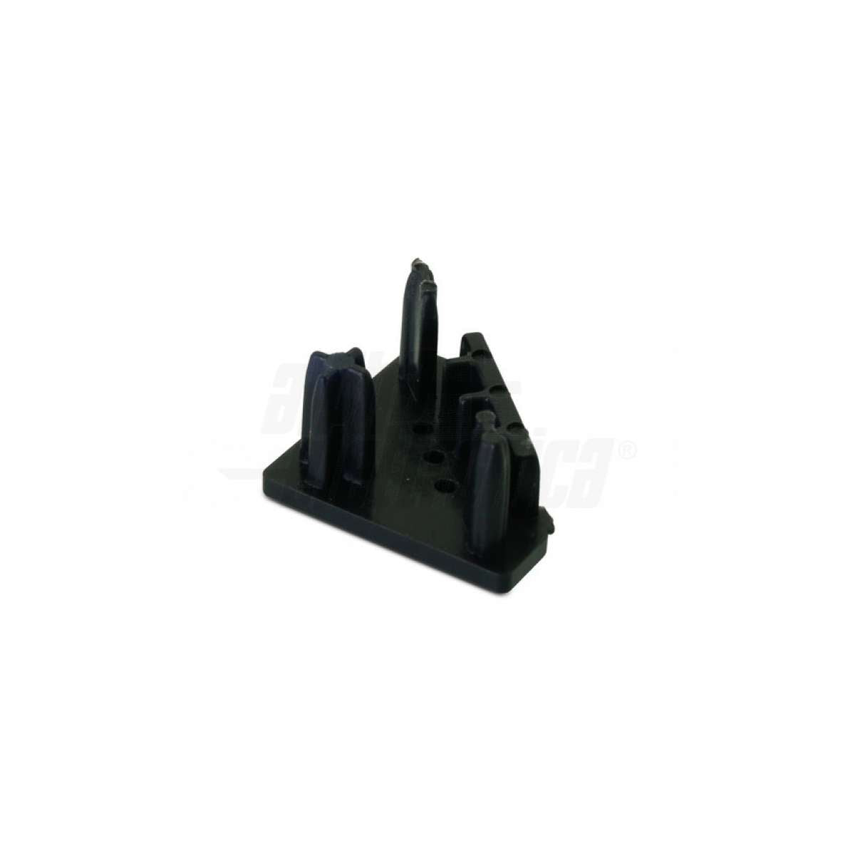 Terminale Tappo di Chiusura per Profilo Angolare JO380/154N - Nero