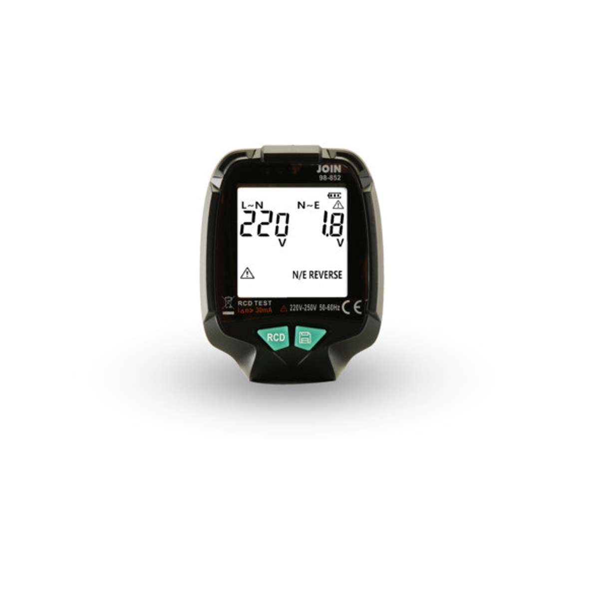 Tester Verifica Messa a Terra RCD Dsipaly LCD